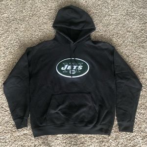NFL Shirts - NFL Team Apparel New York Jets cotton hoodie, M NFL Shirts - NFL Team Apparel New York Jets cotton hoodie, M